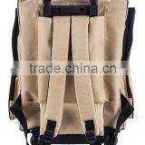 Backpack on Wheels Pet Travel Rolling Carrier Backpack Luggage on Wheels With Mat thumbnail-2