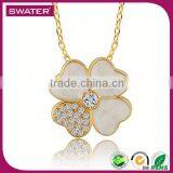 Best Selling Products In America Red Clover Necklace Sets For Women thumbnail-3