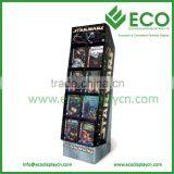 Corrugated Cardboard Retail Floor Lantem Display Stand With Shelf thumbnail-2