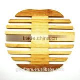 Apple Shape Skeleton Bamboo Placemat Table Mat Coaster
