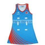 Top design high quality netball jersey