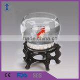 Wholesale Cheap Good Quality Large Glass Fish Bowl, Round Glass Fish Bowl Fish Shaped thumbnail-3