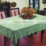 pvc non-woven flower design table cloth, latest design printing table cloth