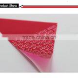 Tamper Evident Security Non Residue Seals