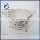 Teapot Shape Mini Ceramic Planter Flower Pots Decorative Supplier's Choice thumbnail-6