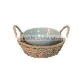 New Design! Bowl Water Hyacinth Tray With Good Price thumbnail-5