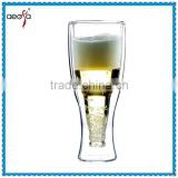 New Design double wall wine beer glass cup