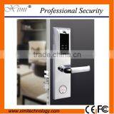 Fingerprint and card door access control lock with battery adel biometric door lock good quality eu stype