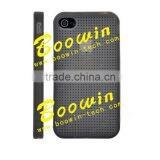 Grey Mesh Soft TPU Gel Crystal Jelly Case Cover for Apple Iphone 4s thumbnail-1