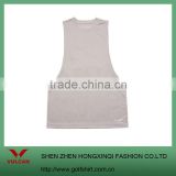 Hot Selling Dry Fit Moisture Wicking Muscle men Tank Top gray color