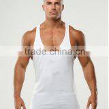 Plain White Bodybuilding Gym Mens Stringer Tank Top Wholesale