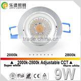 Sunset Dimmable High Cri88 Dimmable Reflector Lens Led Downlight 230v TUV and SAA Approved