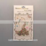 Custom Hot Sale Rhinestone Metallic Tattoo Acrylic Foil Temporary Tattoo Stickers thumbnail-4