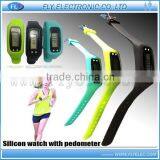 Silicone Watch With Pedometer