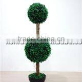 36'' Artificial Single Grass Ball Topiary thumbnail-3