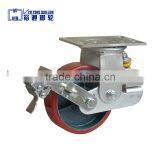 Chinese Factory Supply Spring Shock Absorption Caster Wheel for Energy Mineral Equipment thumbnail-4