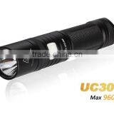 Fenix UC30 Flashlight XM-L2 U2 Tatical Flashlight With Low-power Warning Function With One 18650 Battery Need thumbnail-1