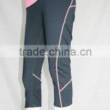 Functional Quick Dry Capri Pants Bottom Mesh Contrast , Running Pants,custom Ladies Inner Wear thumbnail-2