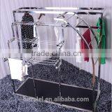 Popular design clothes store cloth stainless steel hanger stand for cloth display