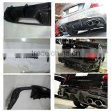 Carbon Fiber diffuser lip spoiler for Benz C-Class W204 C63 V-style 13~ fit for taiwan PP kit