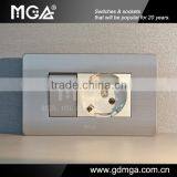 16A Earthing Schuko Socket & Electrical Socket & European Socket