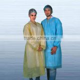 disposable PP isolation gown yellow --CHEAP AND HOT!!!