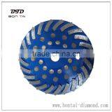 7" Spiral Turbo Diamond Grinding Cup Wheel for Concrete 24 Seg - 7/8"-5/8" Arbor thumbnail-4