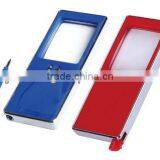 2014 Promotion Gifts Pocket Led Magnifier/magnifying Glass Foldable Magnet Bookmark thumbnail-1