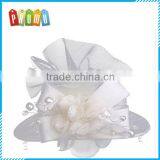 European and American Small White Hat Clip Pearl Bridal Hair Accessories Flower Head Luxury Performance thumbnail-1