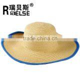 Wholesale Fsahion Bucket Paper Straw Hat Beach Womens Hats thumbnail-1