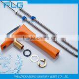 FLG100328 Orange Colour Painting Single Lever Basin Faucet thumbnail-3
