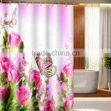 Vivid Photo Printed Butterfly Shower Curtain thumbnail-2