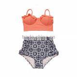 Bikini Swimwear 2016 OEM Custom Bikini High Waist Bikini thumbnail-5