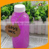 2017 Clear Food Grade Plastic Bottles for Drinks Packaging With Tamper Evident Caps thumbnail-1