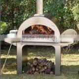 Professional Stainless Steel Looking Wood Pizza Oven thumbnail-1