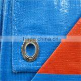 Waterproof Plastic Cover Blue Orange pe Trapaulin for Truck Cover thumbnail-5