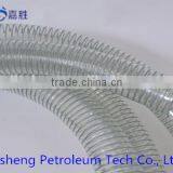 High Quality Clear Spiral Steel Wire Reinforced PVC Fuel Hose thumbnail-2