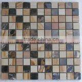 NATURAL BLACK AND GOLD ( MICAHEL ANGELO ) MOSAIC TILES thumbnail-4