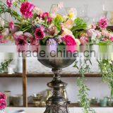 Royal Metal Decorative Wedding Decoration Vase, Antick Flower Vase for Decoration thumbnail-3
