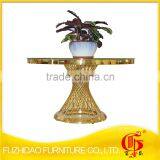 Stainless Steel Frame With Tempered Glass Top Banquet Table thumbnail-3