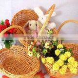 Willow Gift Basket Wicker Basket With Handle (factory) thumbnail-1