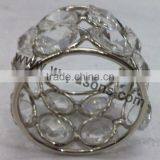 Designer Wedding Crystal Napkin Ring | Cheap Napkin Rings thumbnail-3