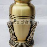 Brass Golden Urns With Flower Stand thumbnail-1