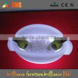 Big PE Plastic Made Gowing LED Bottle Ice Bucket,led Bottle Cooler for Bar and Pub thumbnail-3