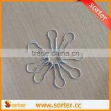 White Color Pear Safety Pin Bulb Shape High Quality Metal Safety Pin thumbnail-3