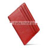 OEM Design Genuine Leather Exhibition ID Card Bifold Holder thumbnail-4