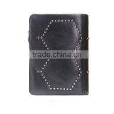 Wholesale Large Capacity Clutch Bag Men Purse Leather Wallet With Rivet thumbnail-4