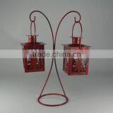 Metal Stand With Two Christmas Tree Lantern thumbnail-4