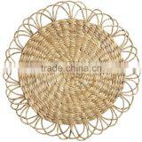 Flower Style, Wedding Round Place Mat, Handmade in Vietnam thumbnail-1