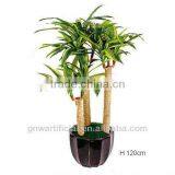 GNW G105 Small Realistic Potted Trees Decorative Artificial Plants Office Deocr thumbnail-1